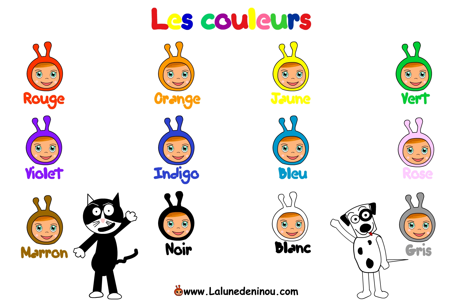 Les couleurs