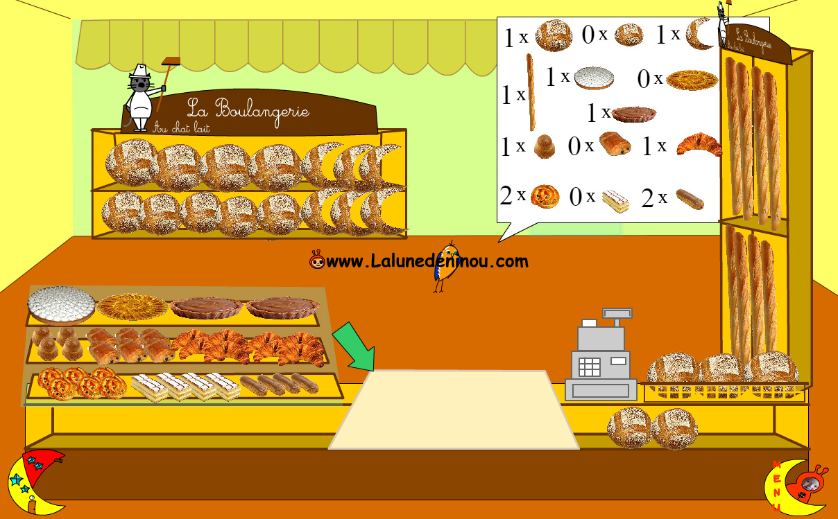 Jeu de Boulangerie sur